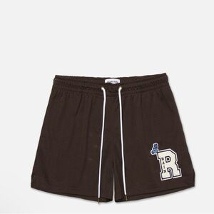 Ryoko Rain Brown Classic Mesh Shorts
